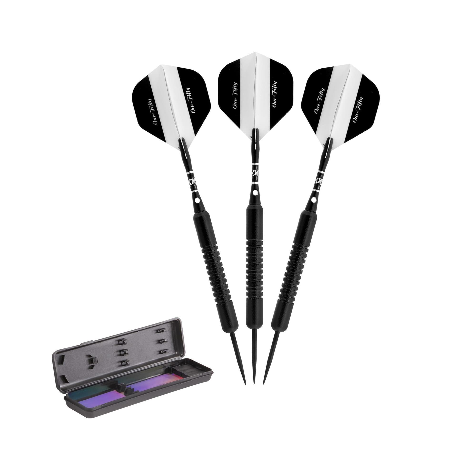 Elkadart Black 150 Jet Black Steel Tip Darts 22 Grams