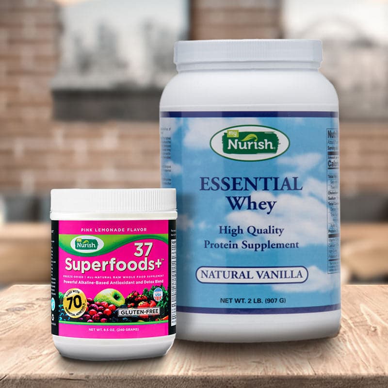 BODY RECOVERY - Muscle Recovery, Electrolyte & Body Nourishment (Save $11) - Pink Lemonade/Lemon Tea & Vanilla Essential Whey Protein (Save $11)
