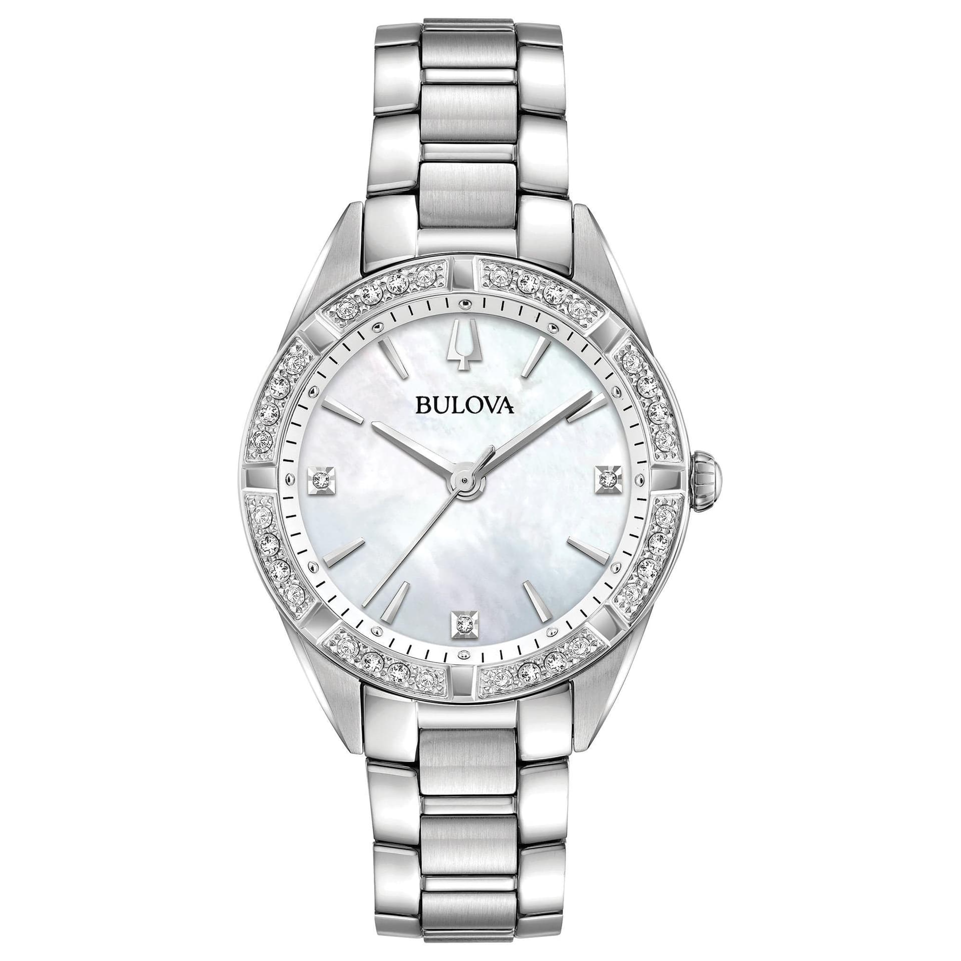 Bulova Ladies Sutton Bracelet Watch Diamond Accent