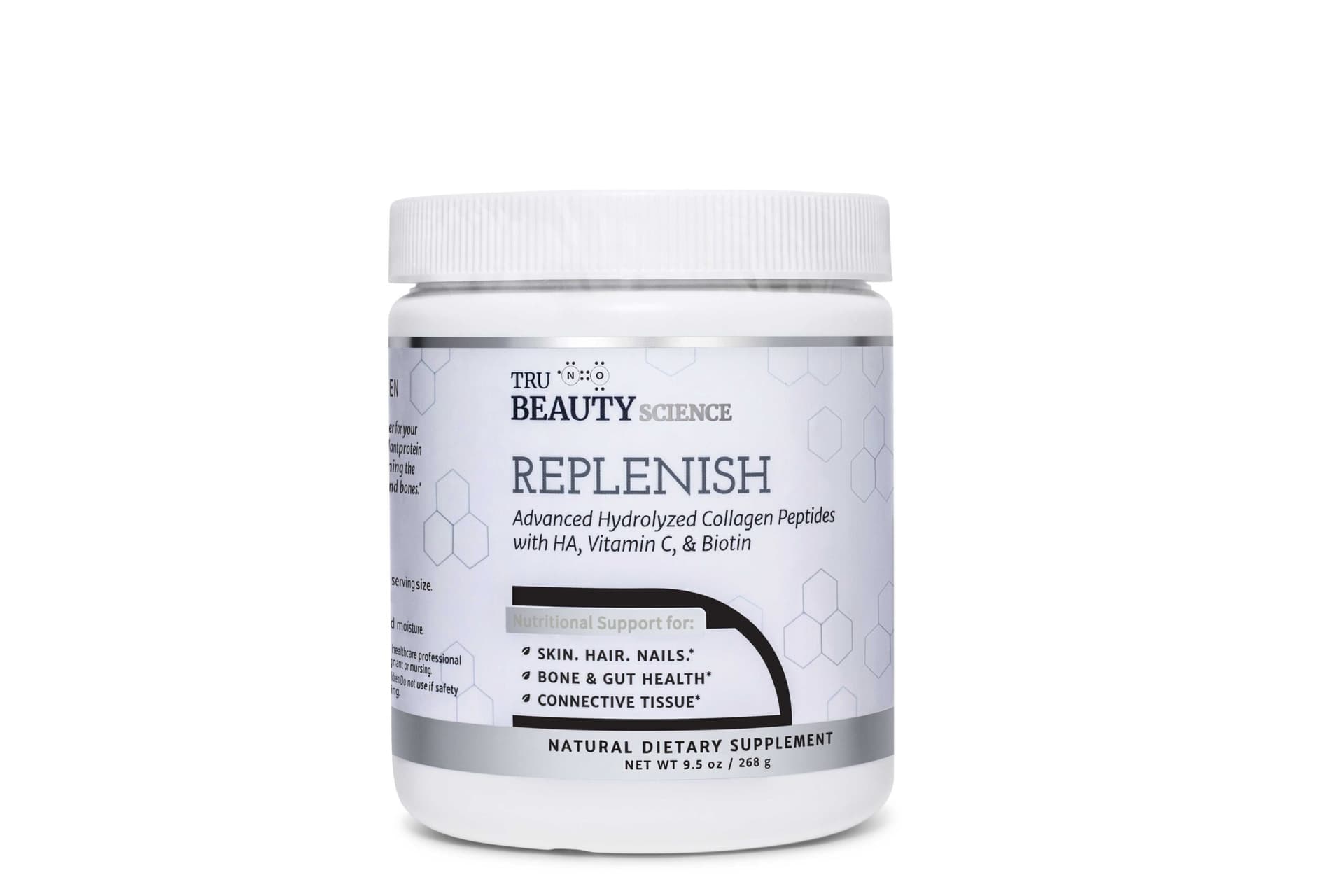 Advanced Hydrolyzed Collagen Peptide With HA, Vitamin C, & Biotin