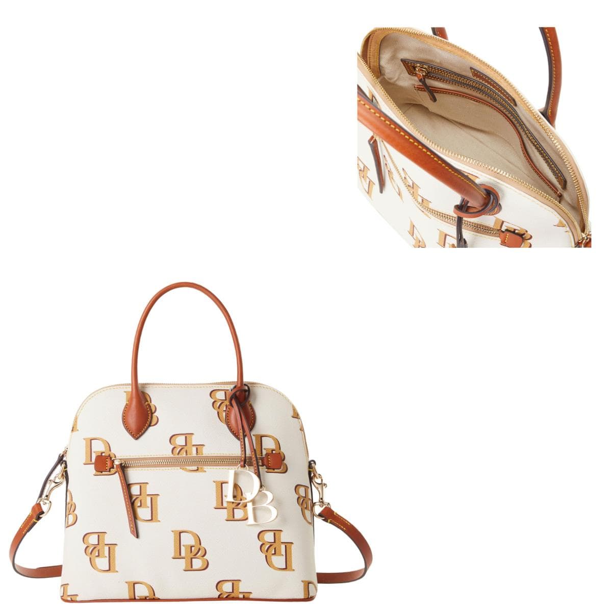 Monogram Large Domed Satchel