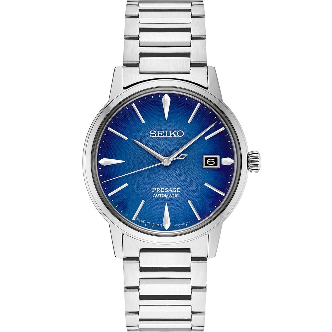 Presage Cocktail Time SS Automatic Blue Dial