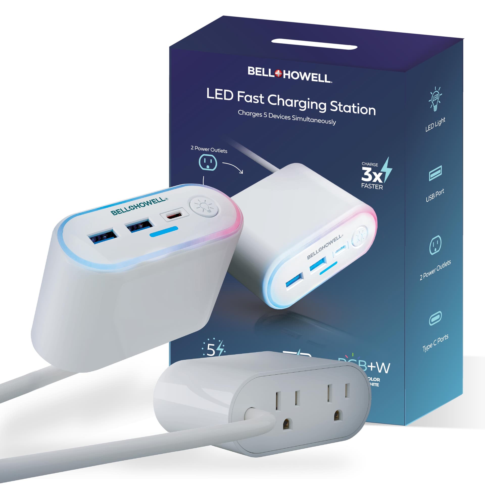 Charging Station Multi-Device Power Hub