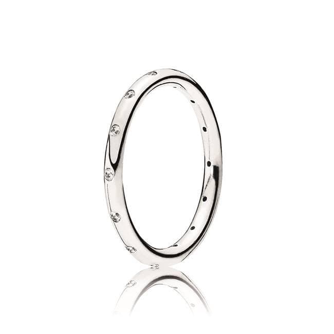 Droplets Clear CZ Ring Size 6