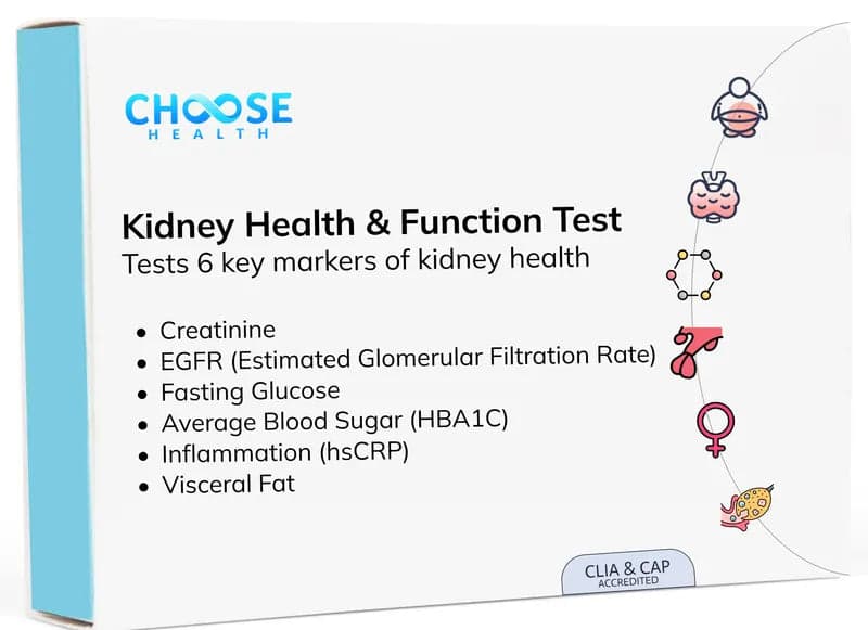 6-in-1 Kidney Health & Function Test
