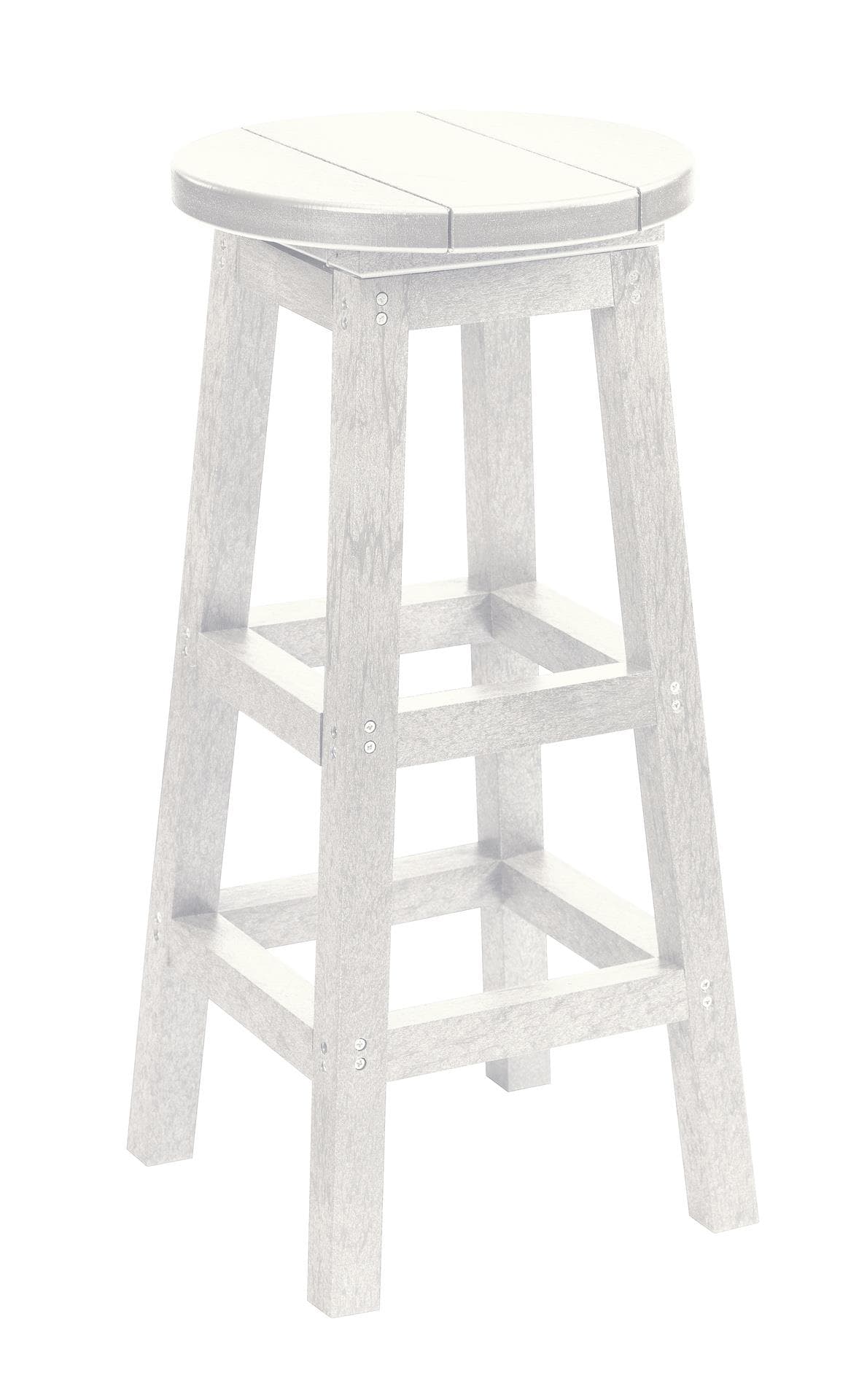 Bar Stool - White