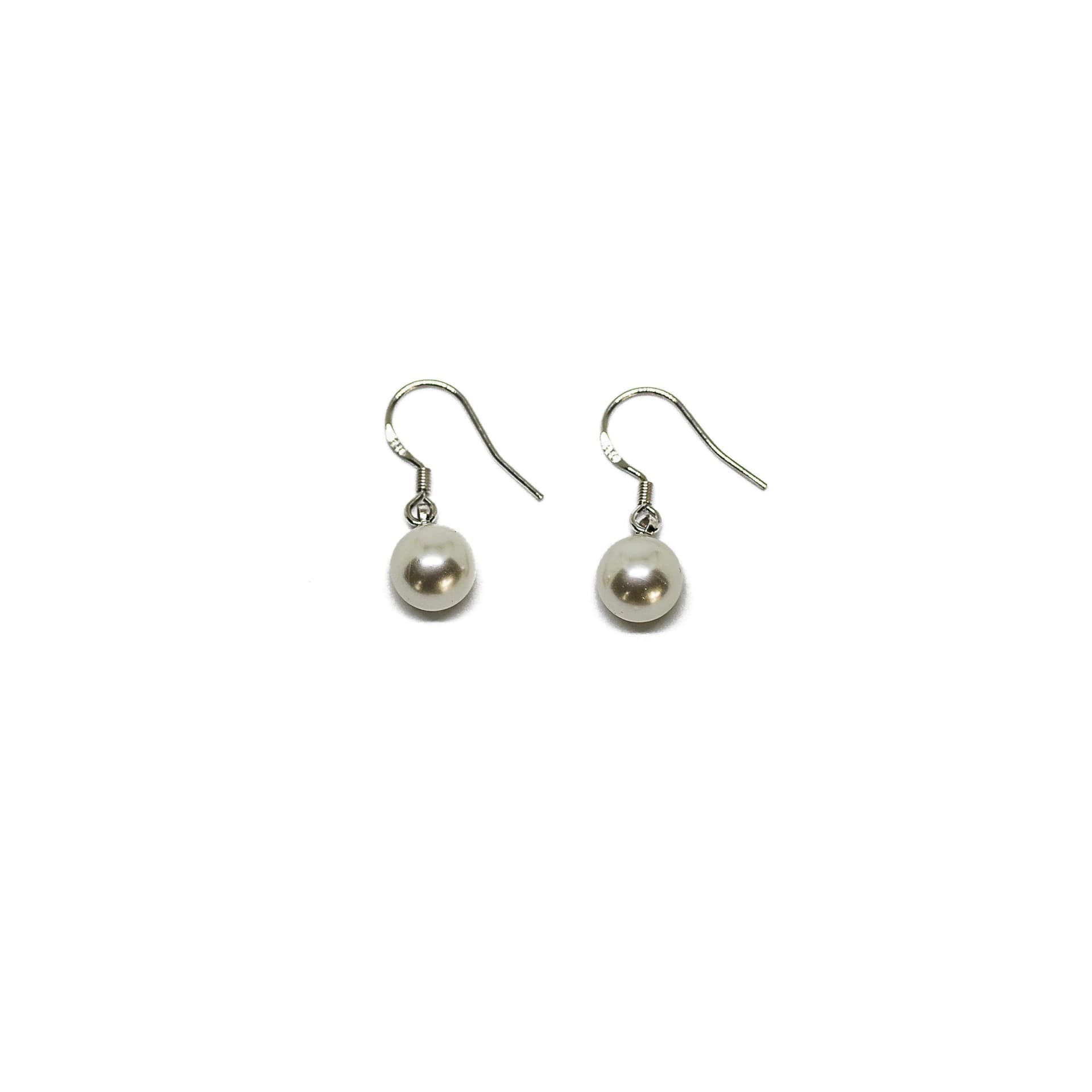 9mm Dangling Pearl Earrings