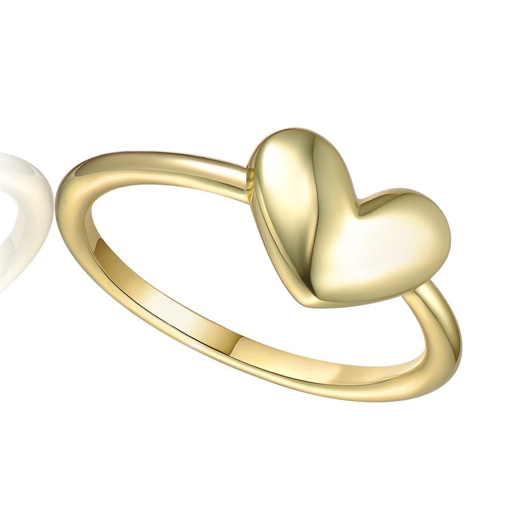 Classic Love Heart Ring Size 4