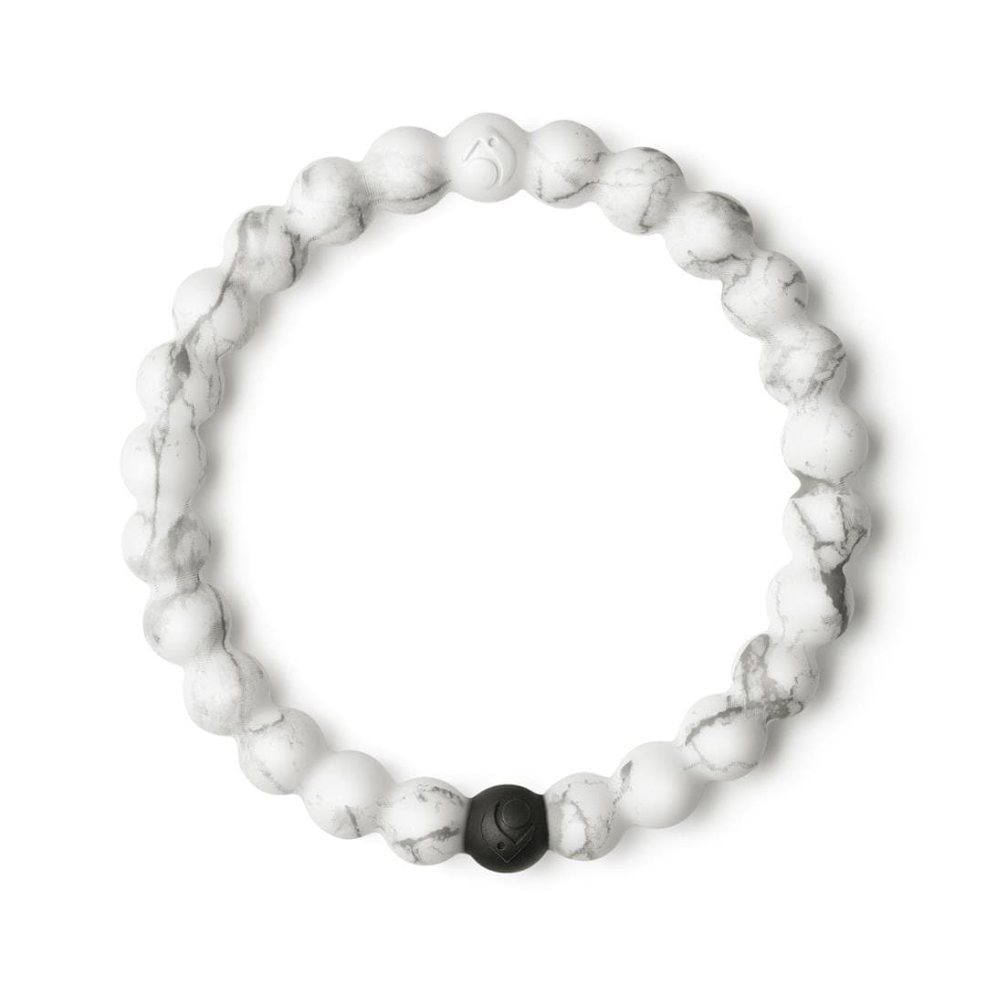 White Marble Bracelet - Medium