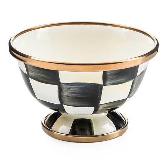 mocha check little sugar bowl