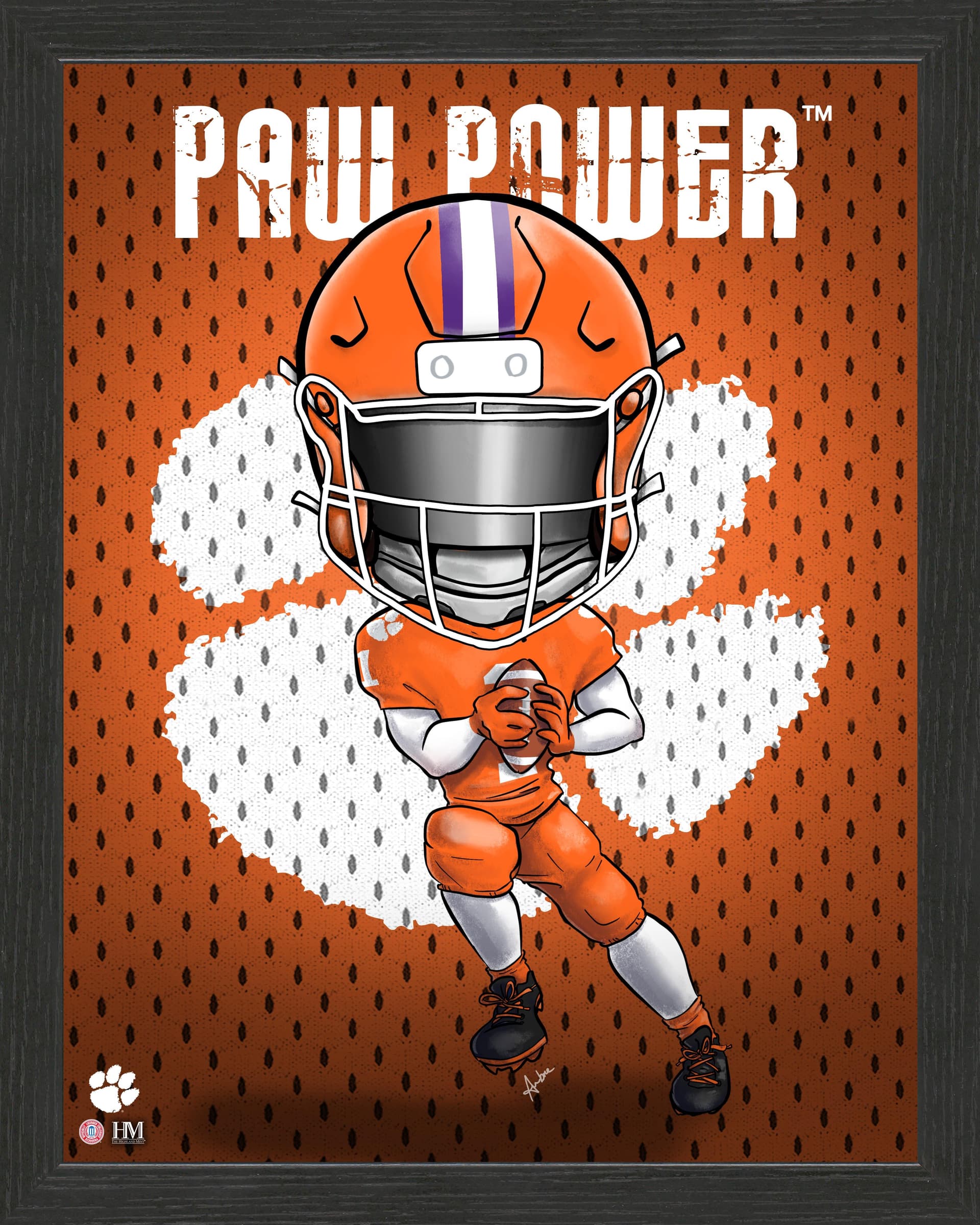 Clemson University Tigers Framed Collegiate Dynamo