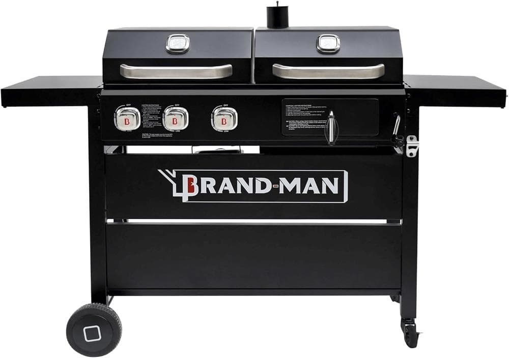 Hoss Gas & Charcoal Grill with Griddle