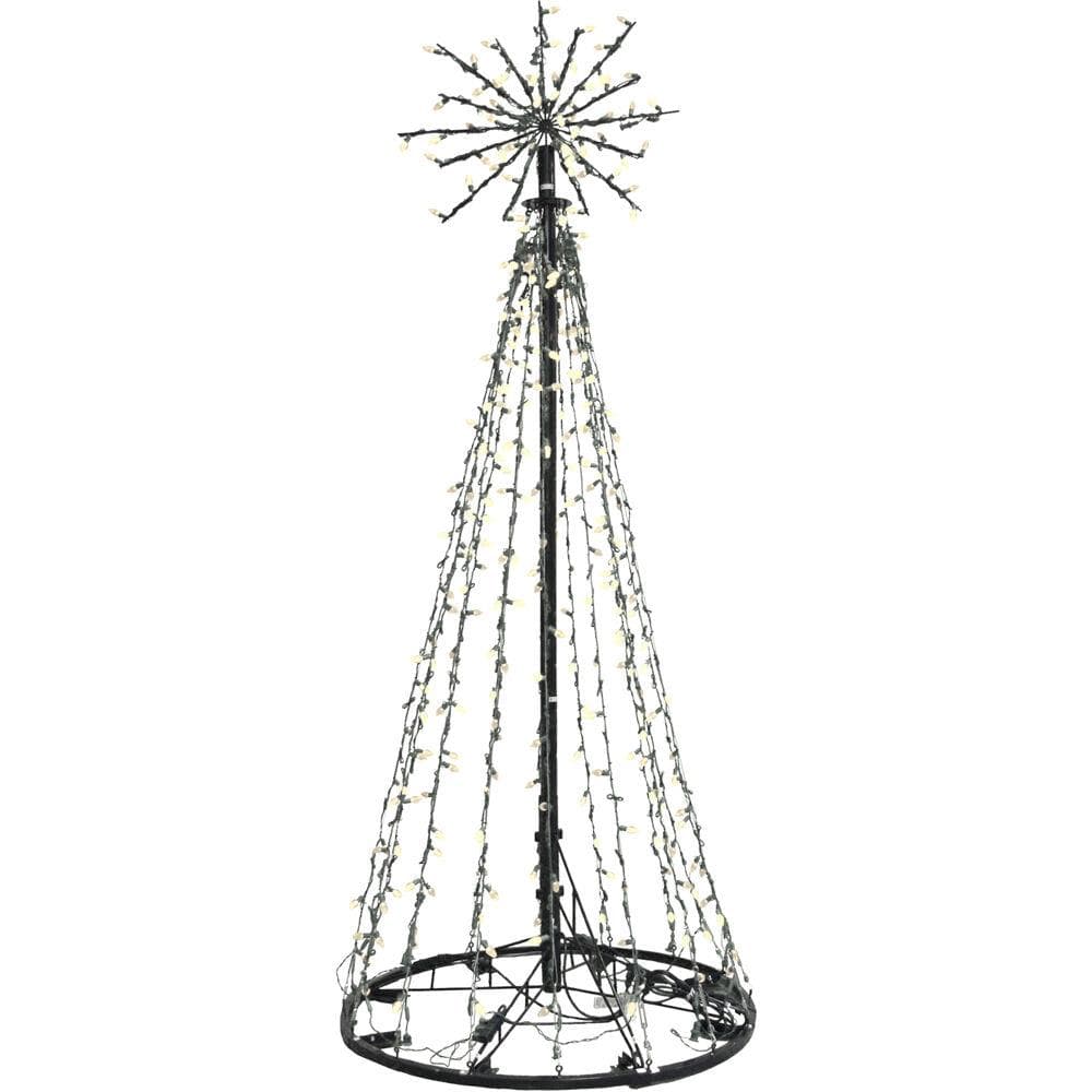 9-Ft. Light Tree with Starburst Topper with Warm White LED Lights