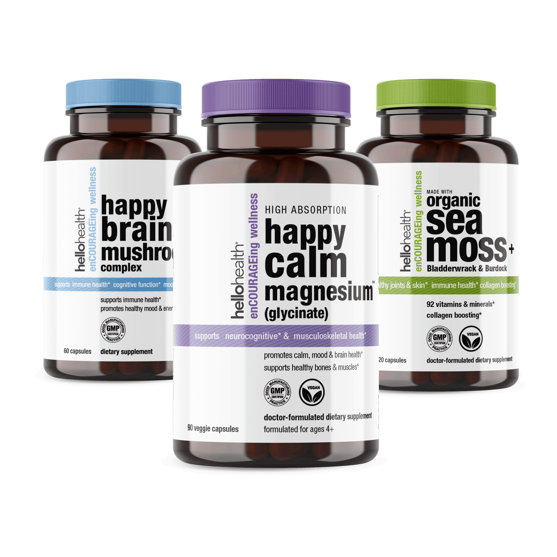 Best Seller Brain, Energy and Sleep Capsule Bundle