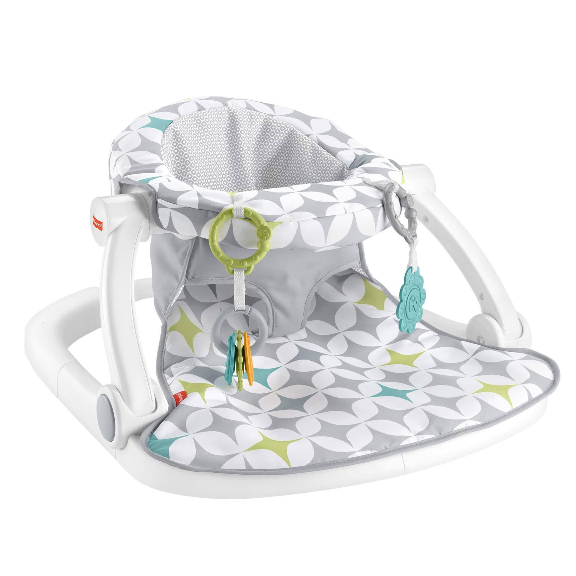 Sit-Me-Up Floor Seat w/ Developmental Toys Starlight Bursts