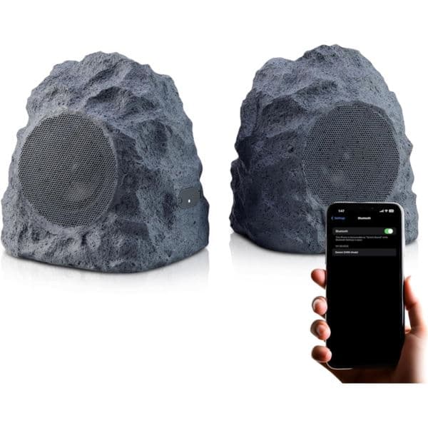 Rechargeable Rock Speakers with TWS