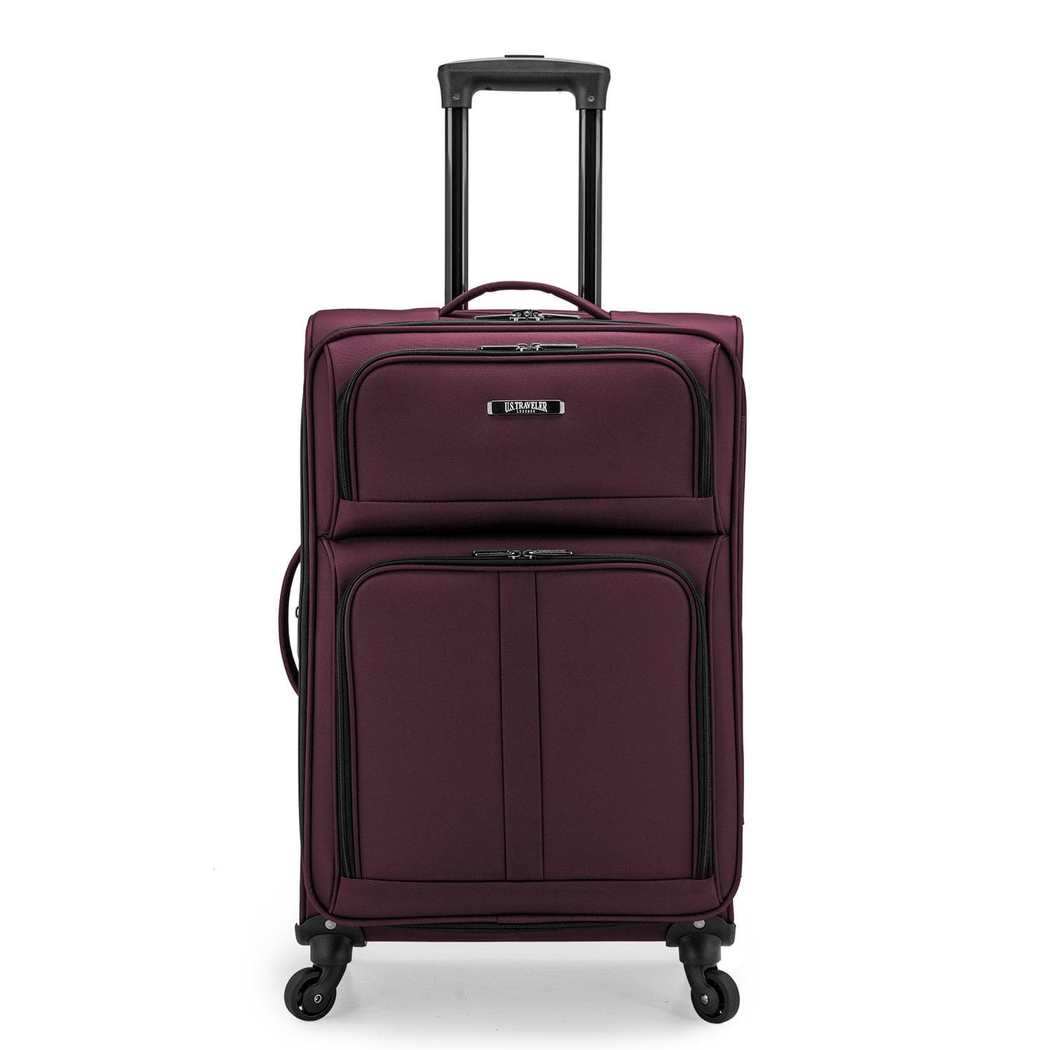 Anzio 26" Softside Expandable Spinner Luggage, Burgundy