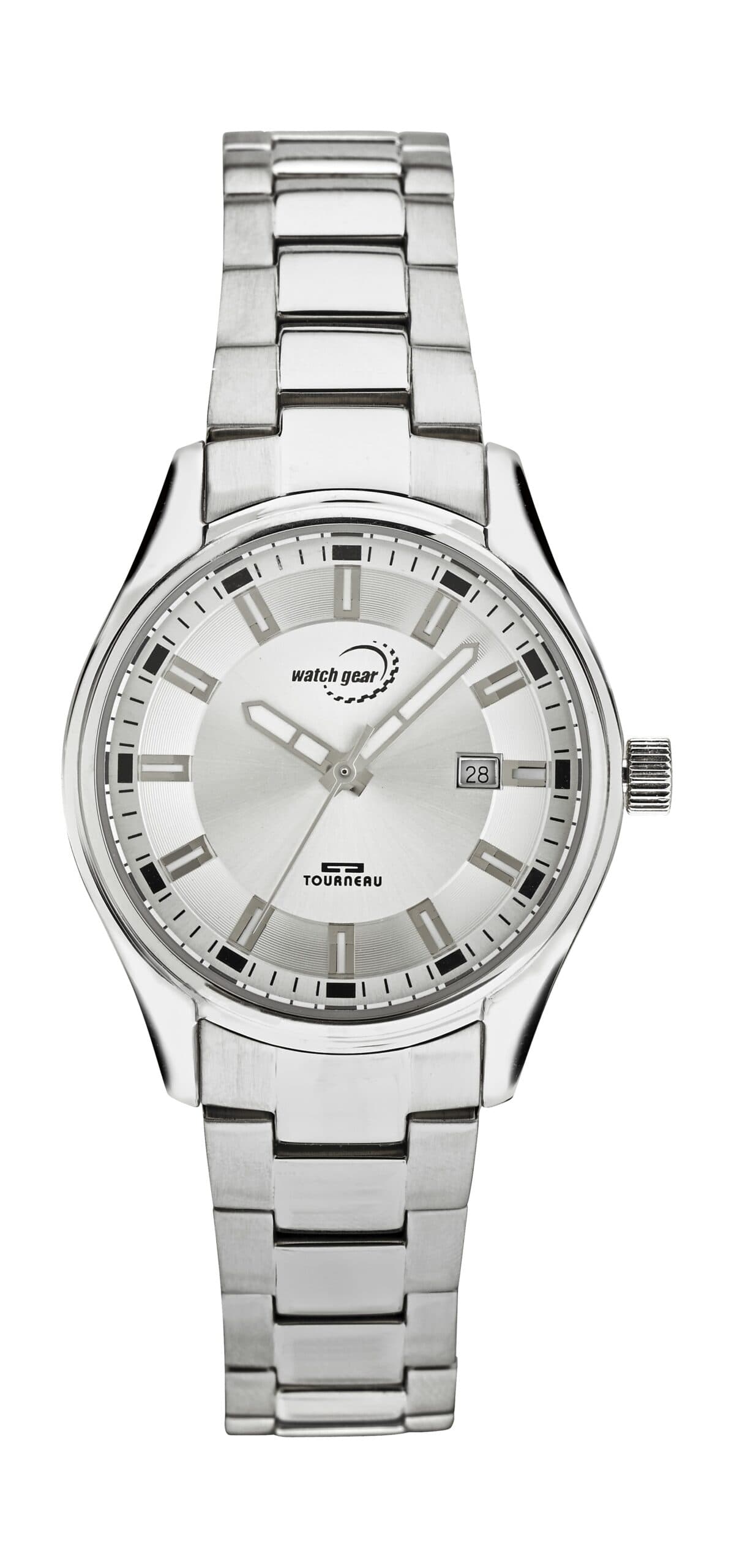 Ladies Silver Sunray Dial Watch
