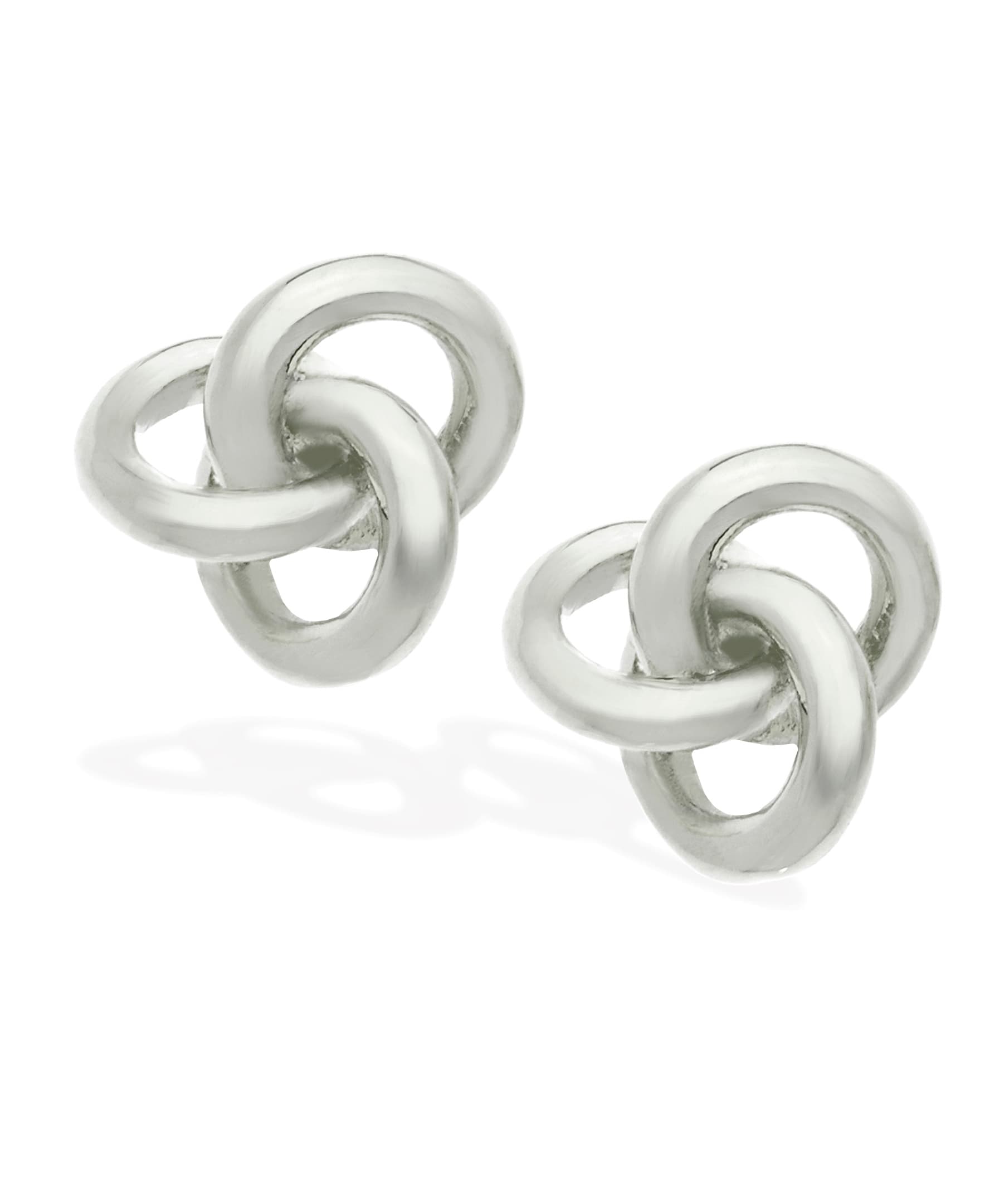 Love Knot Earrings - Silver