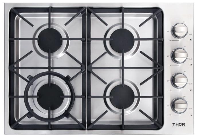 30" Professional Drop-in 4 Sealed Burners Stainless Steel Gas Cooktop