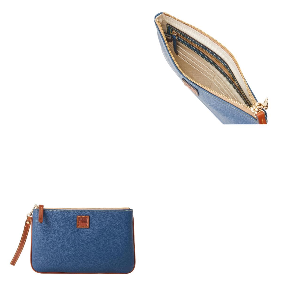 Pebble Grain Large Wristlet