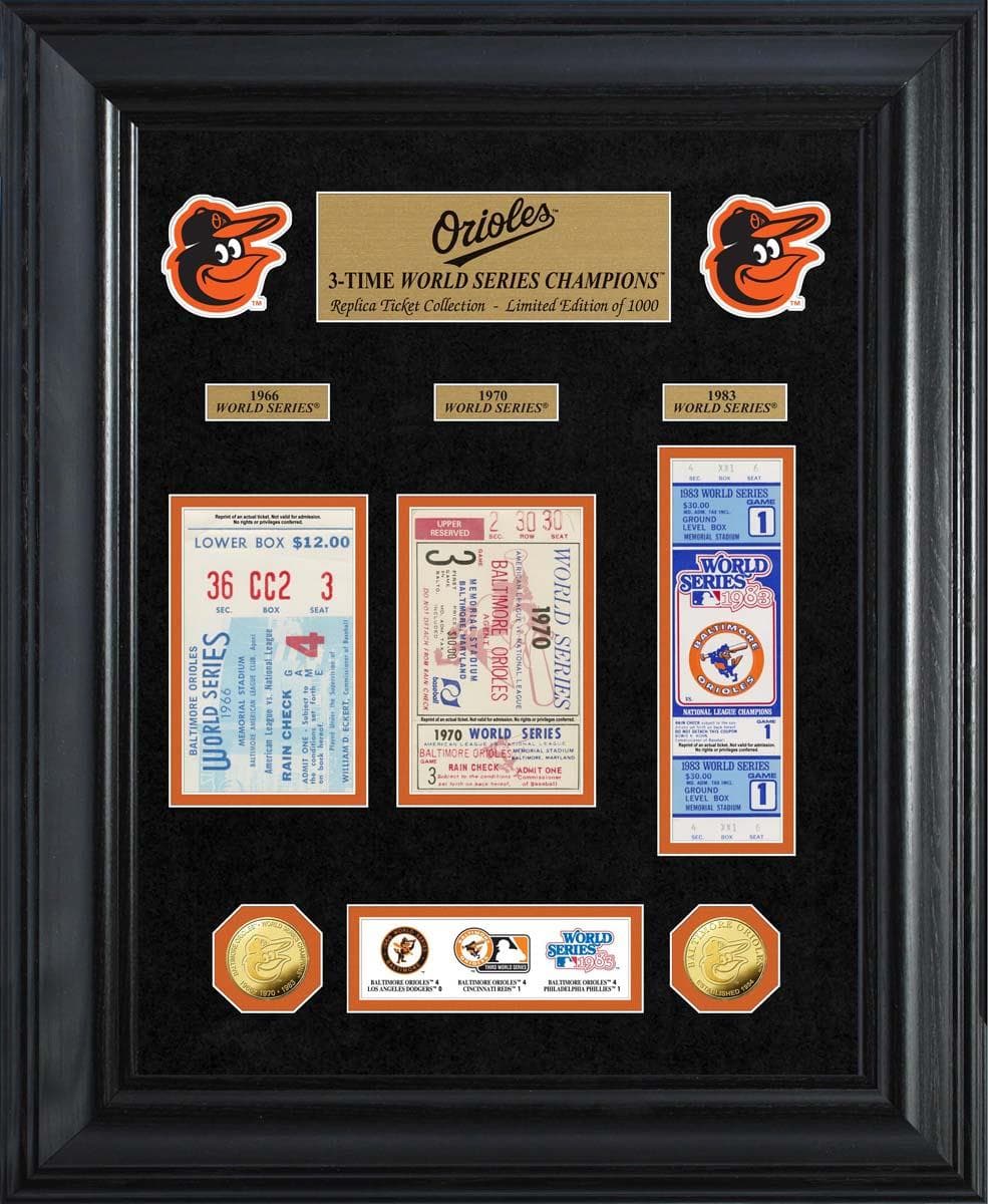 Baltimore Orioles WS Deluxe Ticket Collection