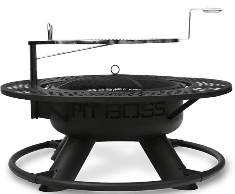 2-IN-1 OUTDOOR WOOD FIRE PIT/GRILL - COWBOY (PB410FP)