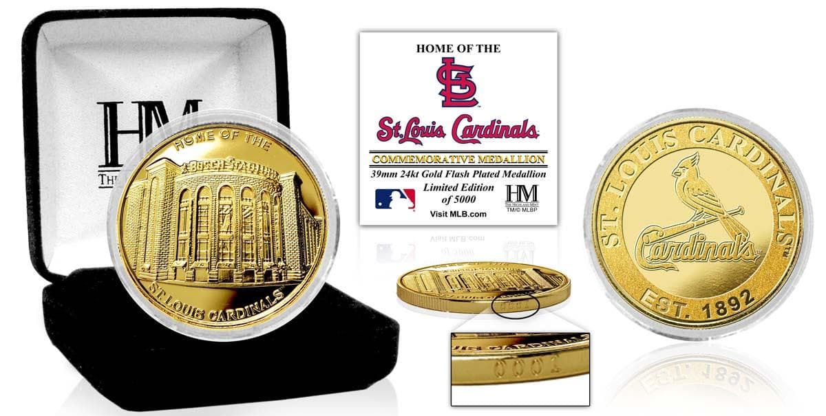 St. Louis Cardinals "Stadium" Gold Coin