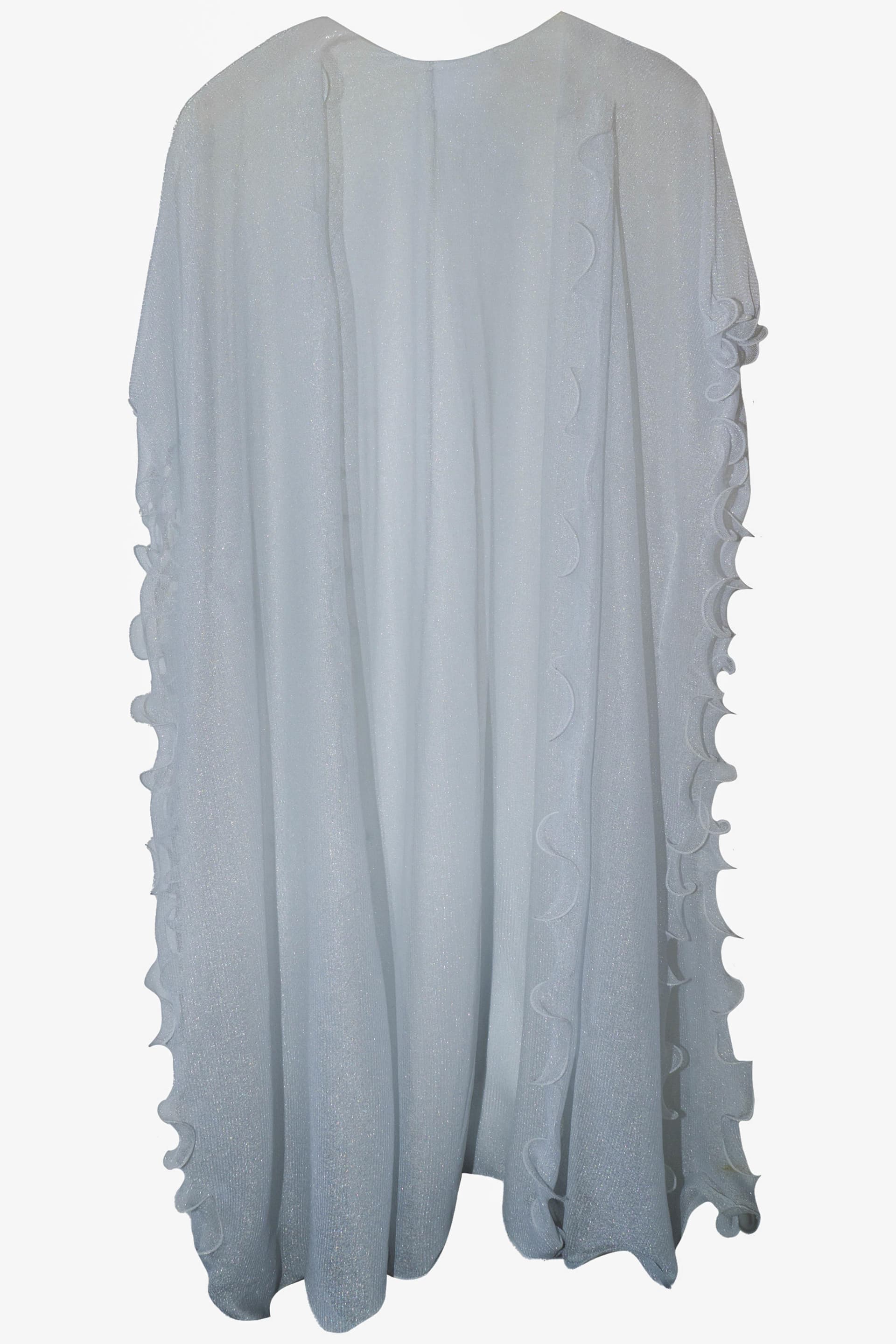 Pleated Kimono with Lattice Edge