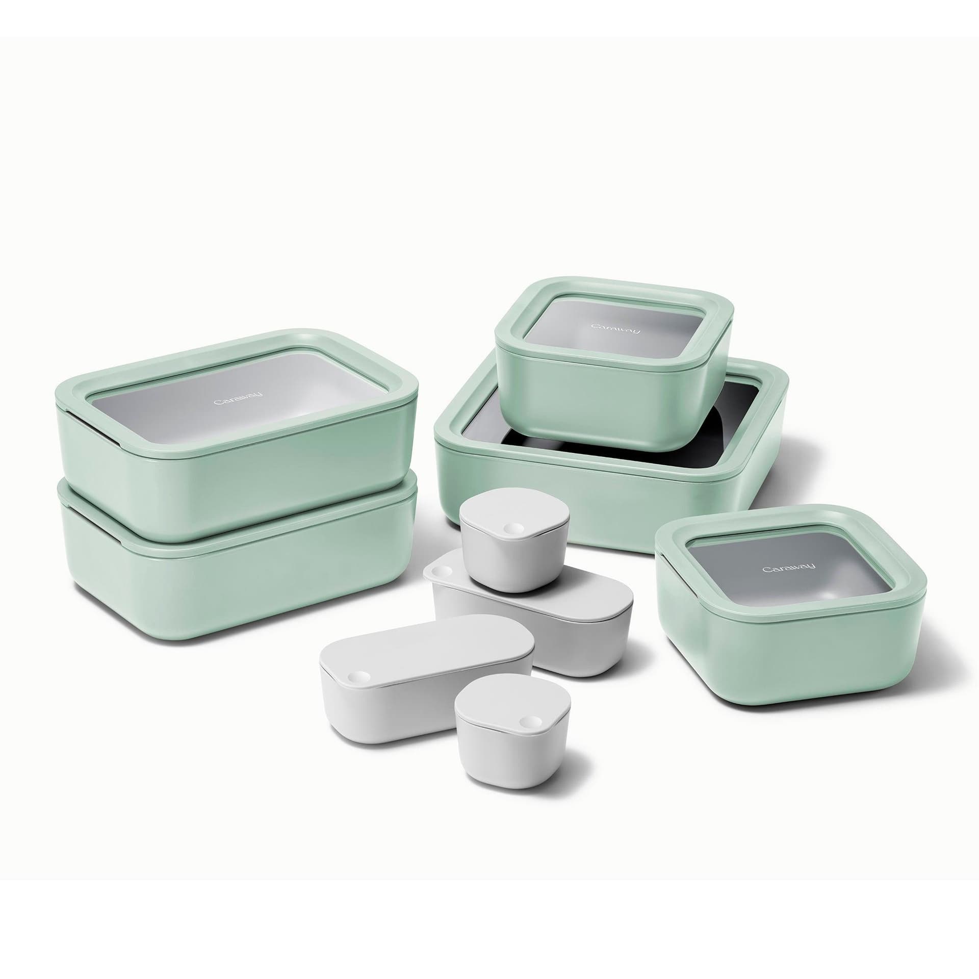 13pc Glass Food Storage Set Mist