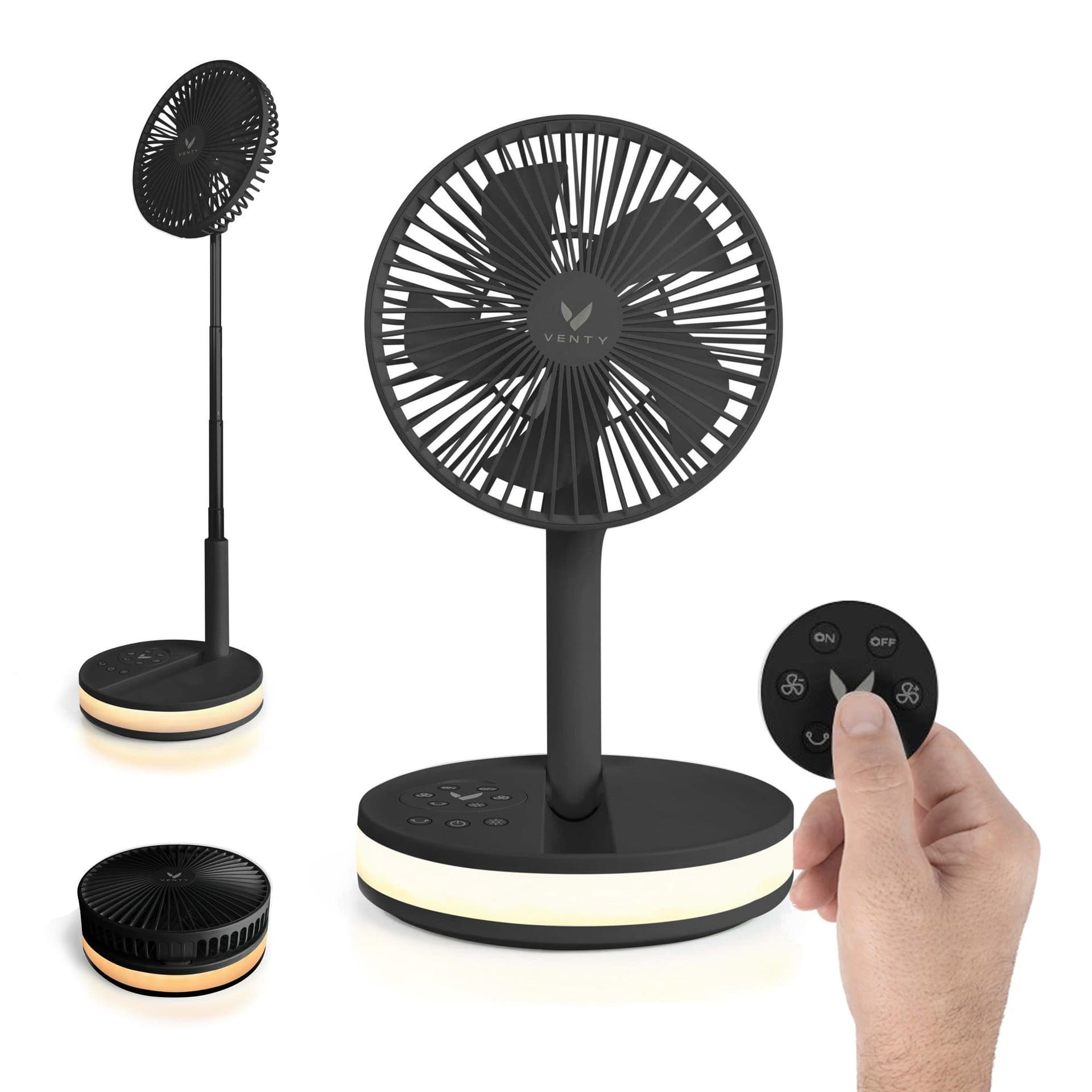 Venty Clip Fan Black