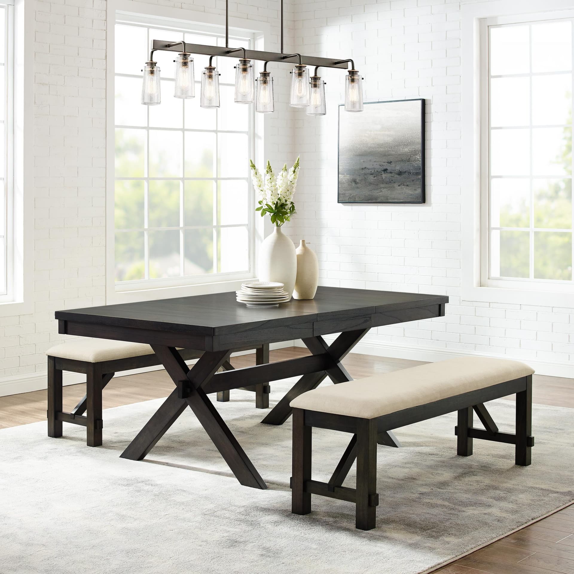 Hayden 3-Piece Dining Table Set For 4