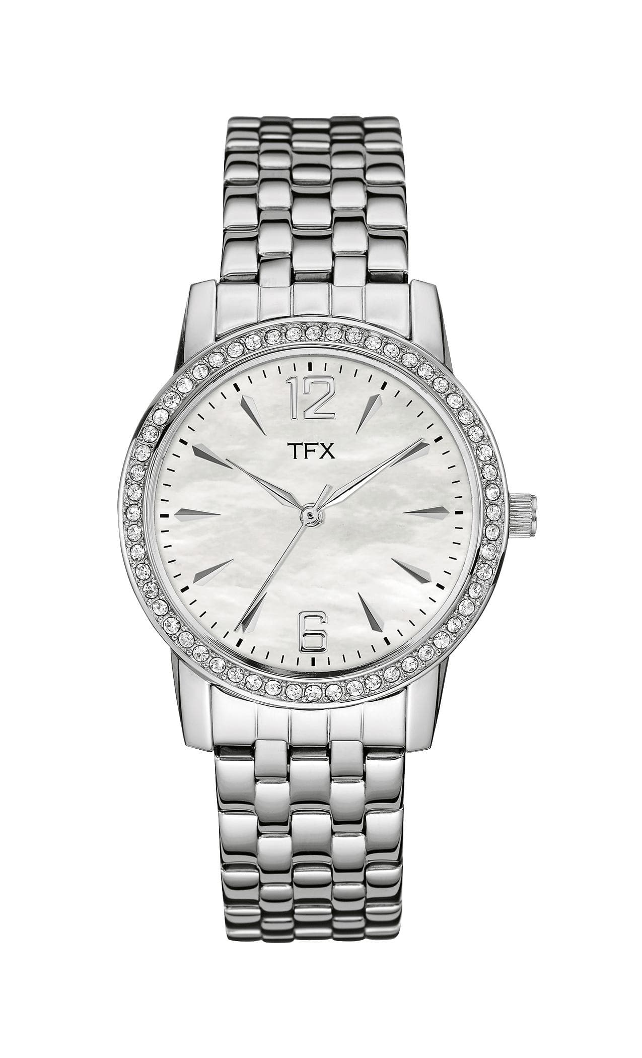 Ladies' TFX Stainless Steel Bracelet with Swarovski Crystals