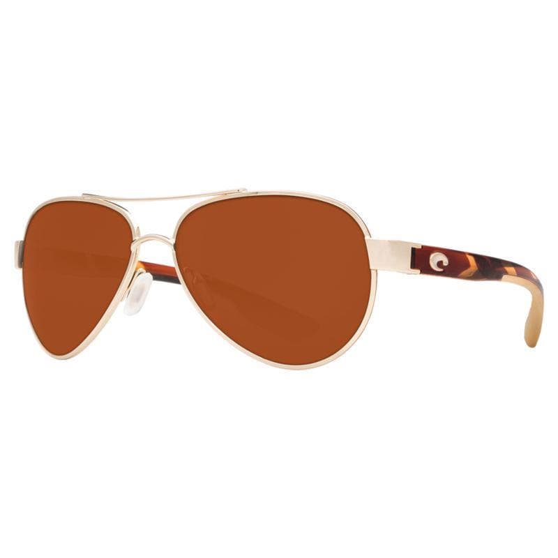 Loreto Polarized Sunglasses - Rose Gold/Copper