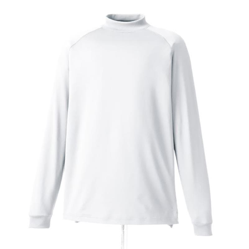 Long Sleeve Mock-White-LG
