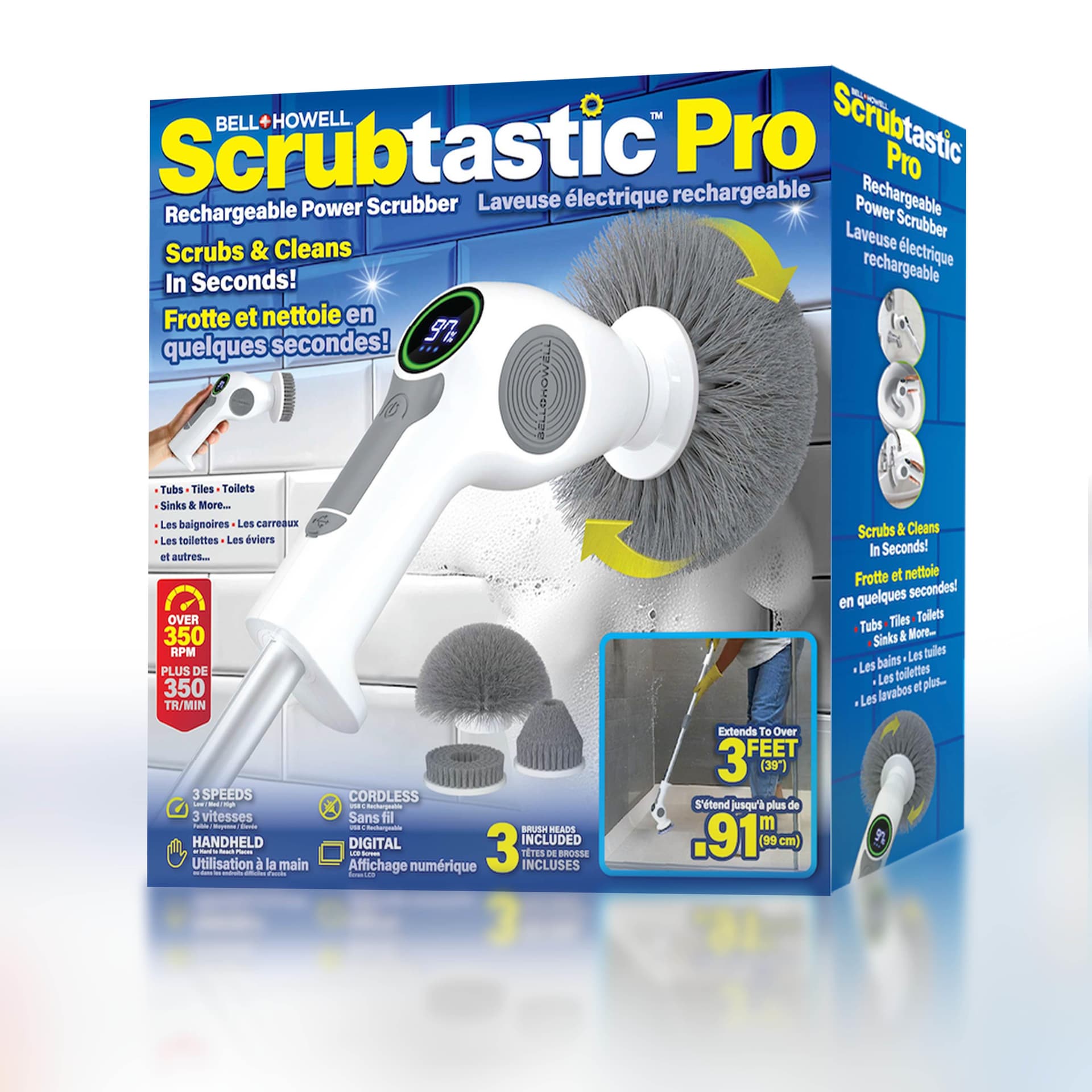 Pro Digital Rechargeable Power Scrubber