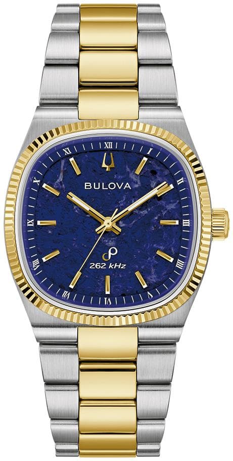 Men's Super Seville Stainless Steel Bracelet watch, Blue Sodalite dial