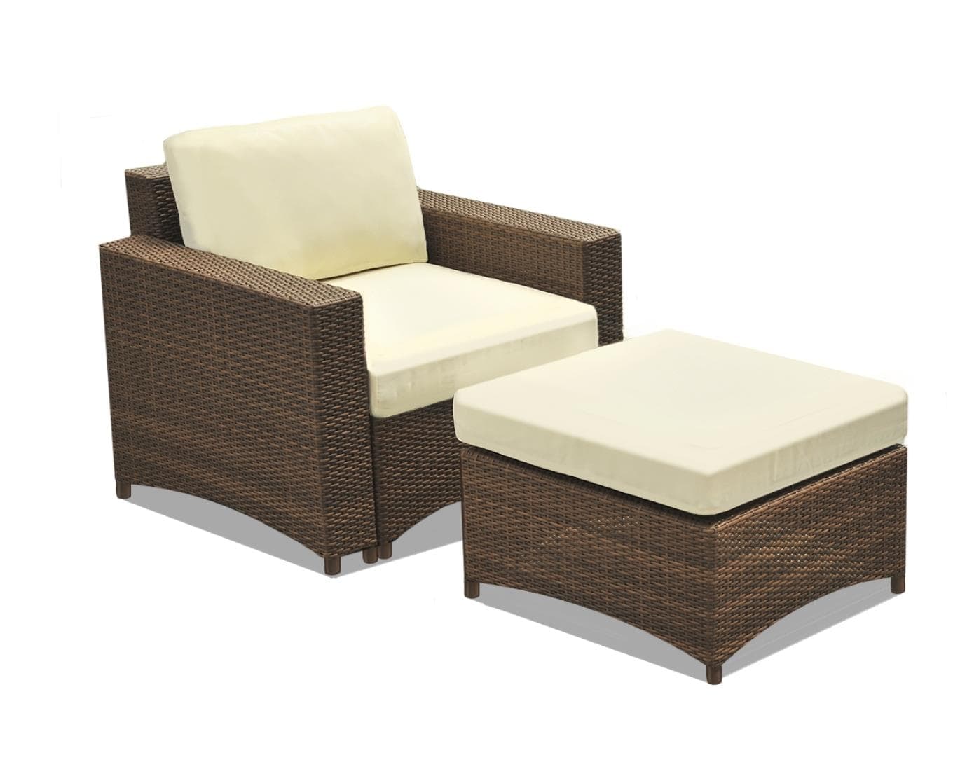 Studio Shine Armchair w/Ottoman Set