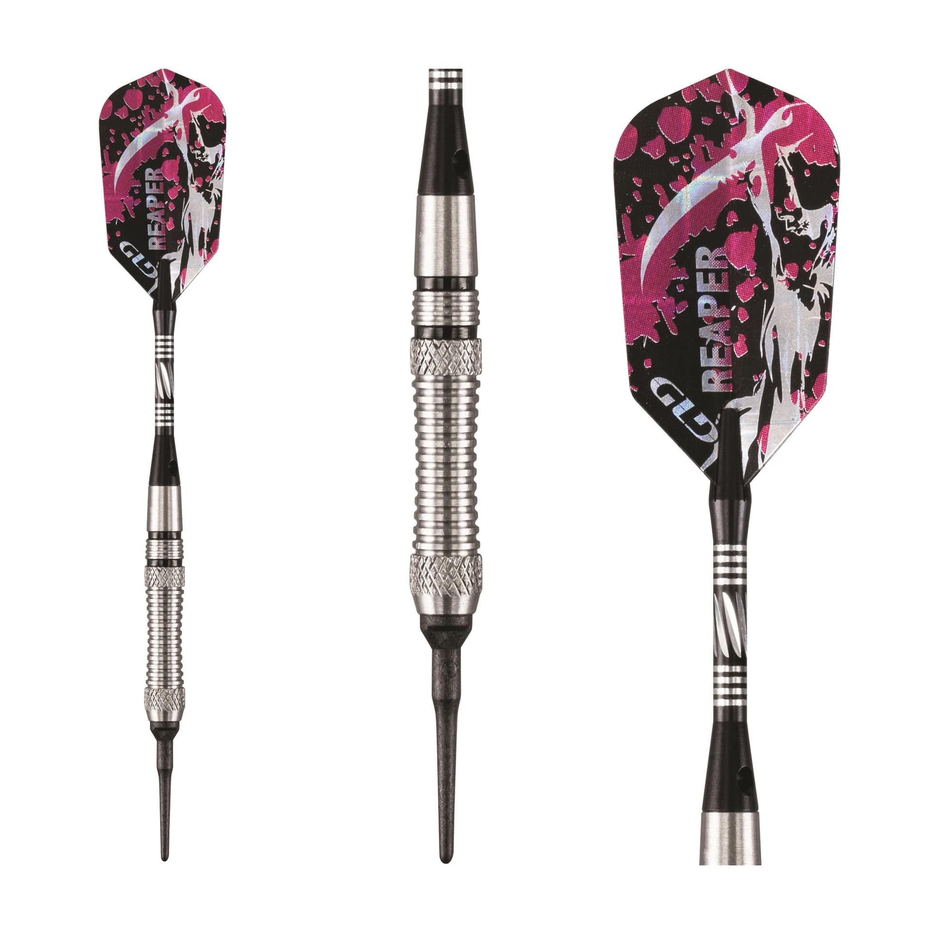 Viper Grim Reaper Tungsten Soft Tip Darts Grooved Barrel 18 Grams