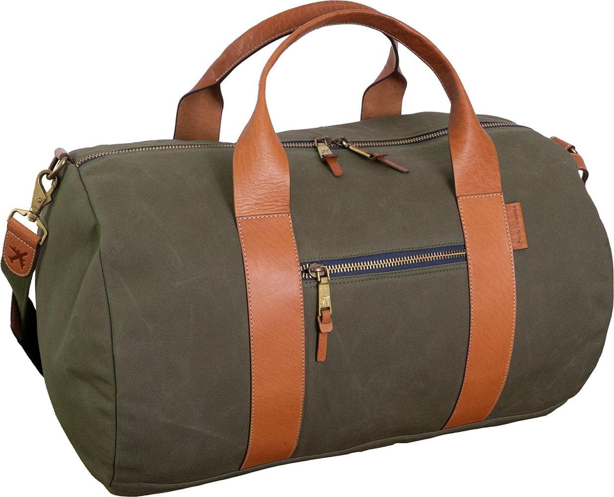 The Voyager Waxed Canvas Duffel Size 21"