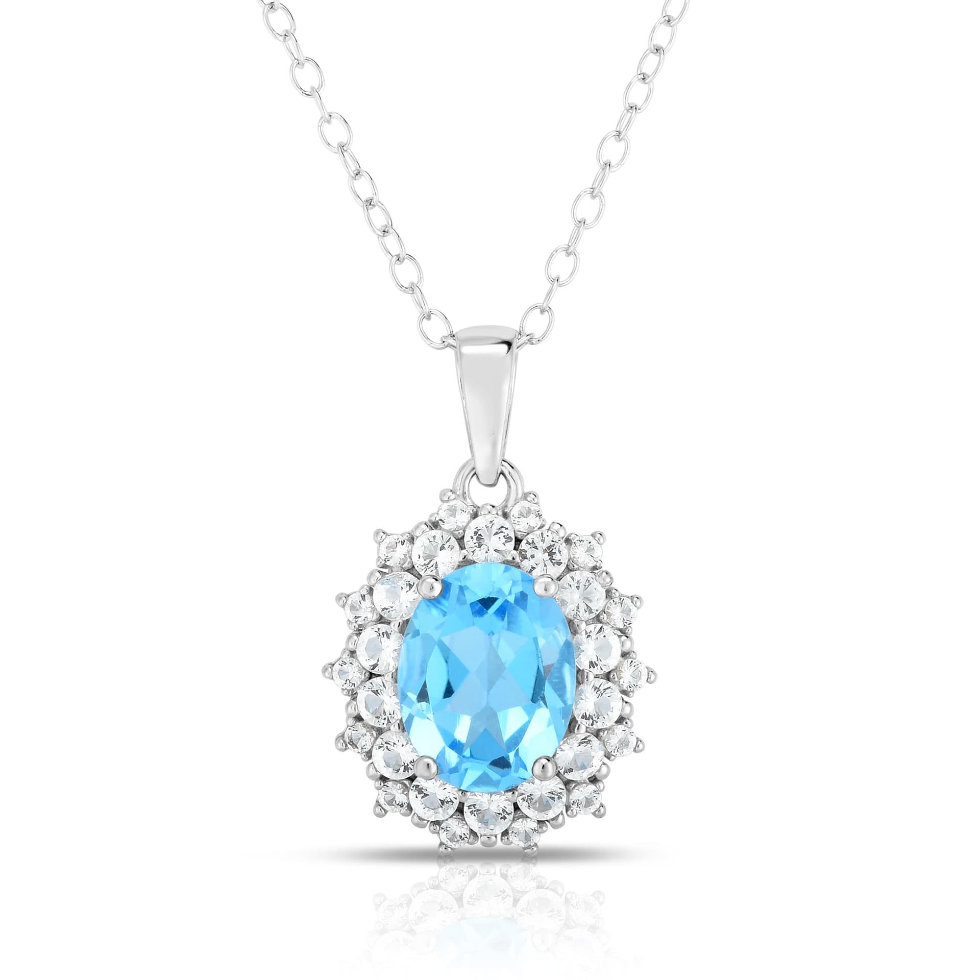Blue Topaz Necklace