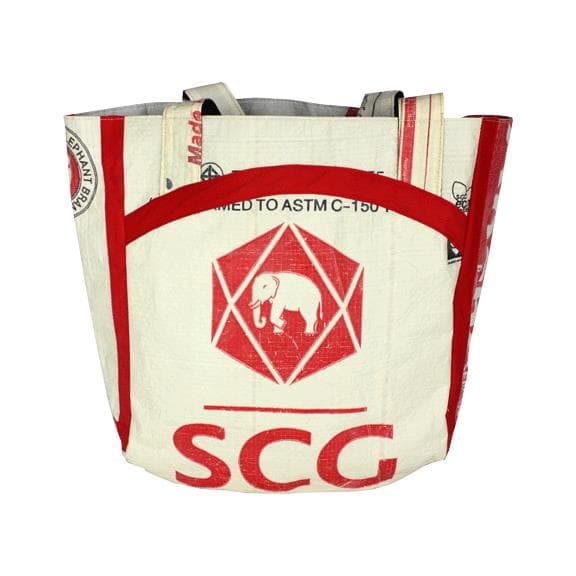 Recycled "Elephant" Cement Bag Tote
