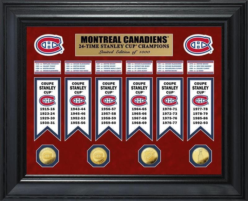 Montreal Canadiens 24X Champions Deluxe Banner Collection
