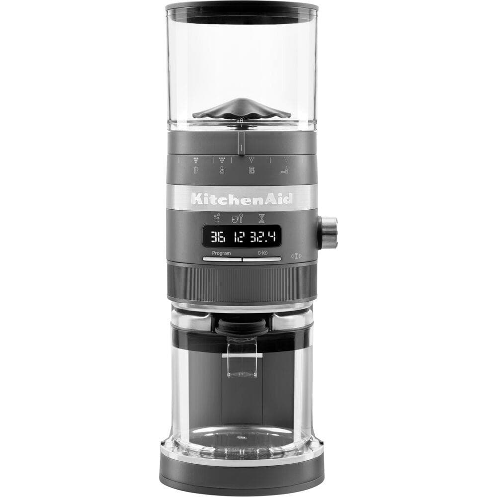 Burr Coffee Grinder in Matte Charcoal Gray