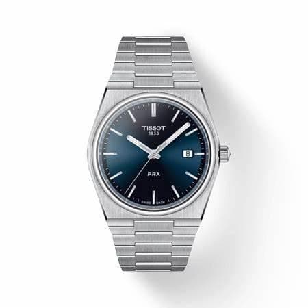 Men's Gentleman Gray Titanium Watch Blue Dial