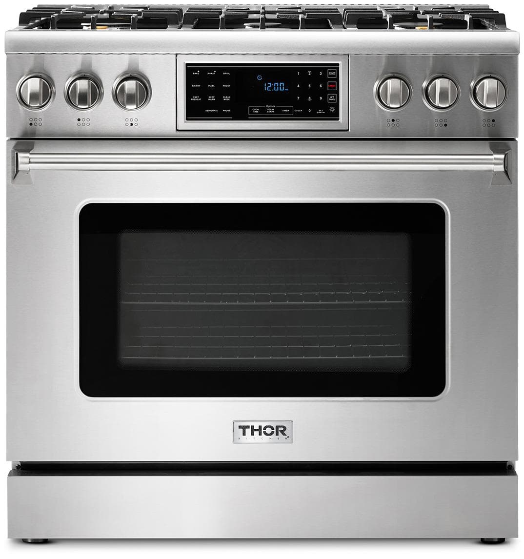 36" Professional Gas Range with Tilt Panel