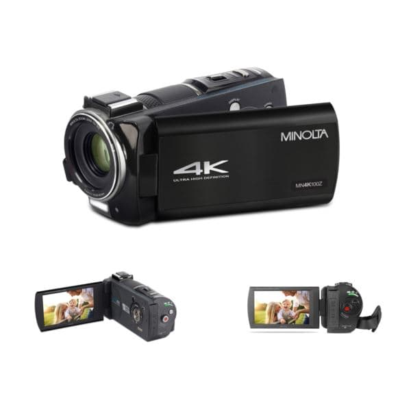 4K Ultra HD Camcorder with 10X Optical Zoom