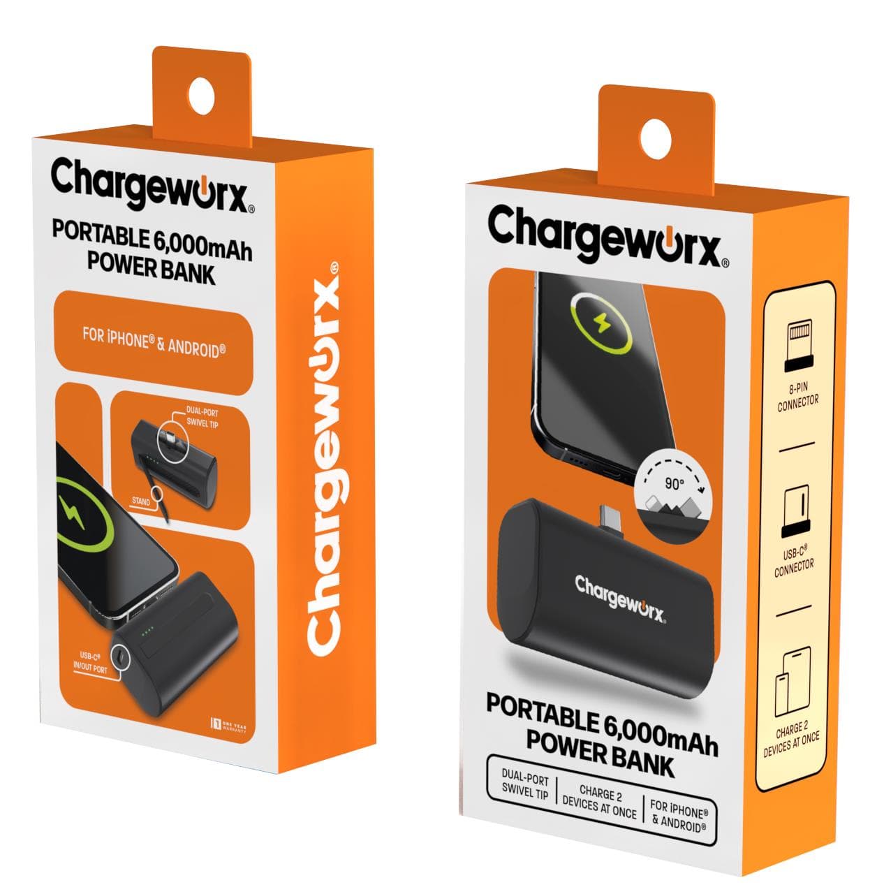 Portable 6,000mAh Power Bank