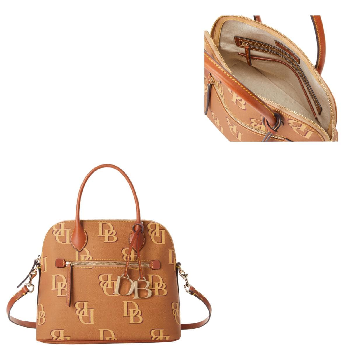 Monogram Large Domed Satchel