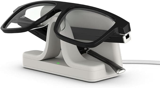 Carrera Smart Glasses with Alexa | Smart audio glasses | Sprinter black frames with blue light filtering lenses | Square